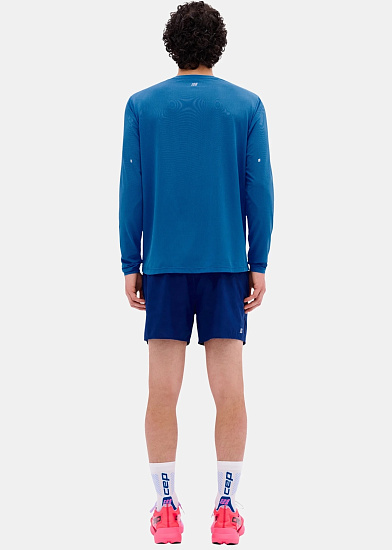 Лонгслив мужской CEP CT81M Core Run 5.0 Blue - Фото 5 большая