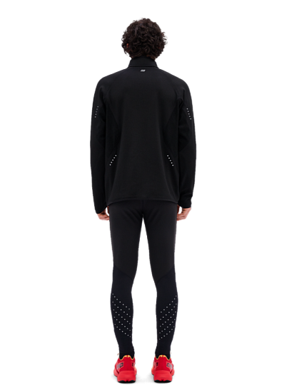 Лонгслив мужской CEP CW845M Core Run Thermal Zip Black - Фото 5 большая