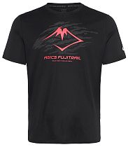 Футболка мужская ASICS Fujitrail Logo Top Performance Black/Carbon/Coral Reef