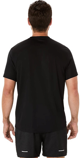Футболка мужская ASICS Fujitrail Logo Top Performance Black/Carbon/Coral Reef - Фото 4 большая