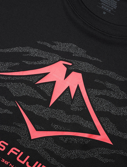 Футболка мужская ASICS Fujitrail Logo Top Performance Black/Carbon/Coral Reef - Фото 9 большая