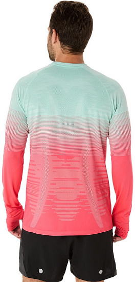 Лонгслив мужской ASICS Seamless Top Neutral Pink/Taupe Grey - Фото 4 большая