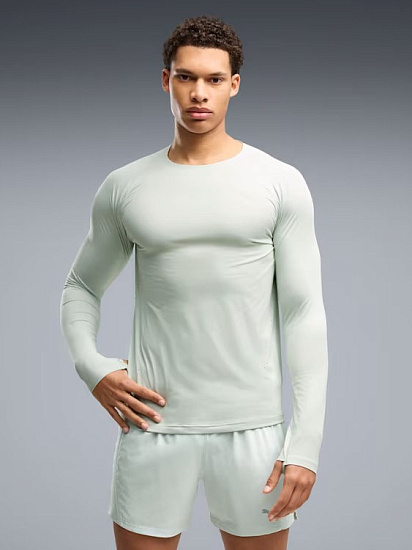 Лонгслив мужской Puma Everyday Cloudpun Creme De Mint - Фото 3 большая