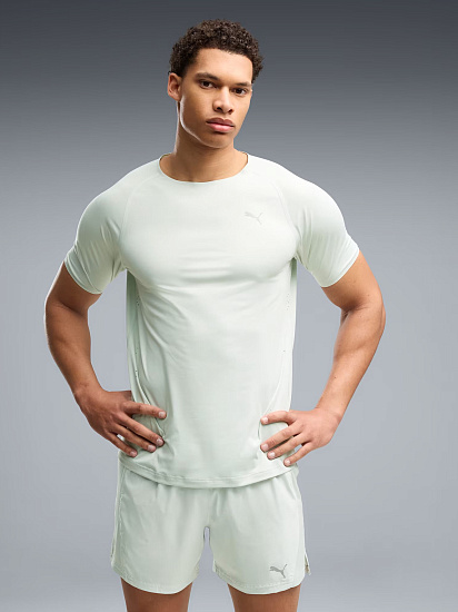 Футболка мужская Puma Everyday Cloudpun Creme De Mint - Фото 3 большая