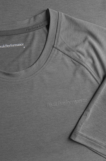 Футболка мужская Peak Performance Fly Grey Melange - Фото 4 большая