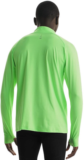 Лонгслив мужской Nike Dri-FIT Stride Hz Lime Blast - Фото 2 большая