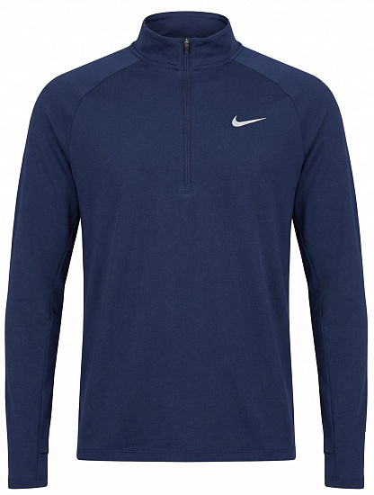 Лонгслив мужской Nike Dri-FIT Stride Hz Midnight Navy/Black - Фото 1 большая