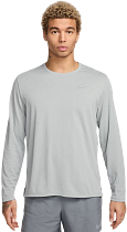 Лонгслив мужской Nike Dri-FIT Uv Miler Grey Fog/Particle Grey/Htr/Reflective Silver