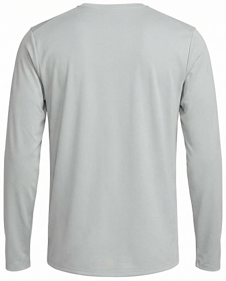 Лонгслив мужской Nike Dri-FIT Uv Miler Grey Fog/Particle Grey/Htr/Reflective Silver - Фото 2 большая