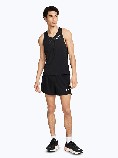 Майка мужская Nike Dri-FIT ADV AeroSwift Black/Summit White - Фото 7 большая