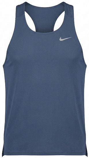 Майка мужская Nike Dri-FIT Fast Diffused Blue/Black - Фото 1 большая