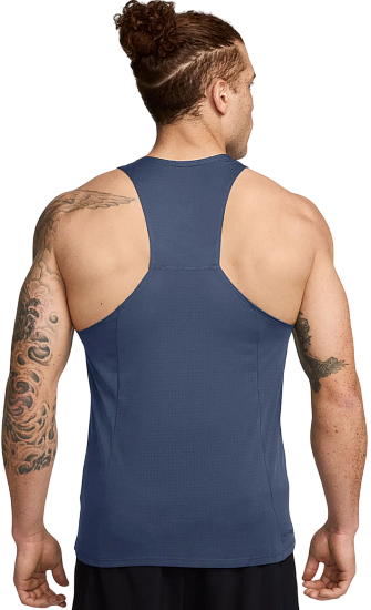 Майка мужская Nike Dri-FIT Fast Diffused Blue/Black - Фото 2 большая