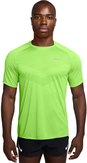 Футболка мужская Nike Dri-FIT ADV Stride Lime Blast - Фото 3 большая