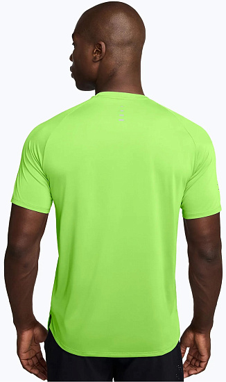 Футболка мужская Nike Dri-FIT ADV Stride Lime Blast - Фото 4 большая