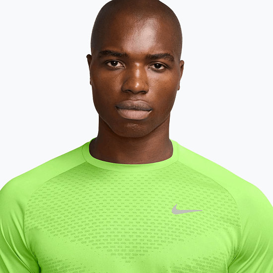 Футболка мужская Nike Dri-FIT ADV Stride Lime Blast - Фото 3 большая