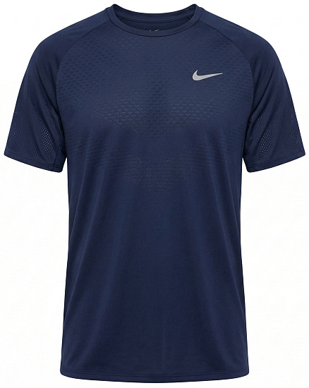 Футболка мужская Nike Dri-FIT ADV Stride Midnight Navy/Black - Фото 1 большая
