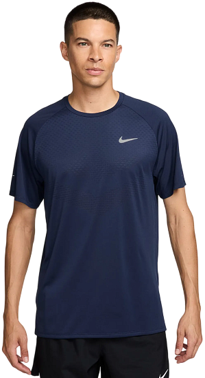 Футболка мужская Nike Dri-FIT ADV Stride Midnight Navy/Black - Фото 3 большая