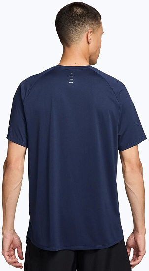 Футболка мужская Nike Dri-FIT ADV Stride Midnight Navy/Black - Фото 4 большая