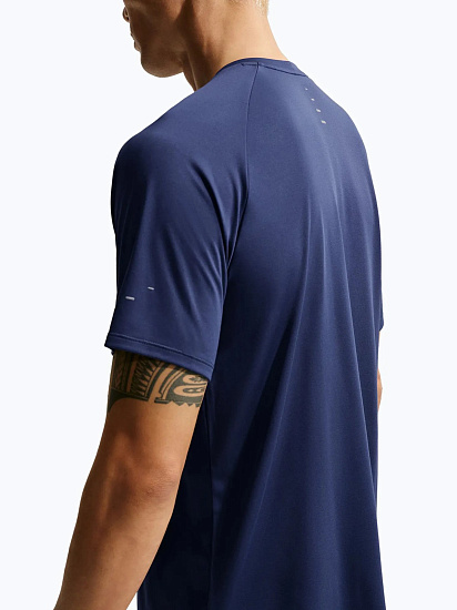 Футболка мужская Nike Dri-FIT ADV Stride Midnight Navy/Black - Фото 6 большая