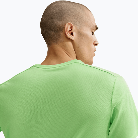 Футболка мужская Nike Dri-FIT Uv Miler Lime Blast - Фото 8 большая