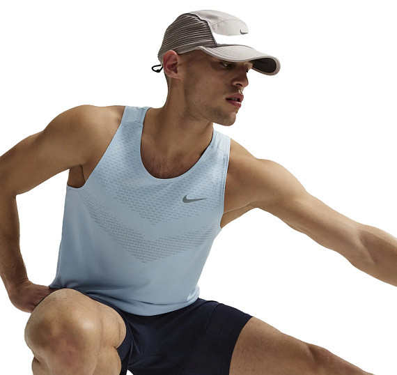 Майка мужская Nike Dri-FIT ADV Stride LT Armory Blue/Reflective Silv - Фото 6 большая