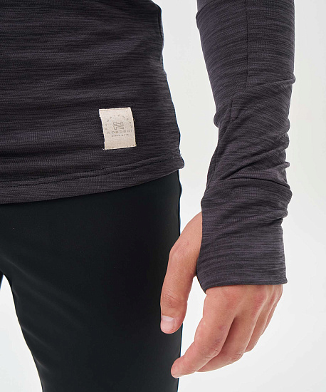 Лонгслив мужской Nordski Impulse Black - Фото 6 большая