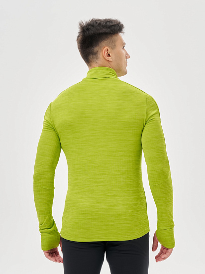 Лонгслив мужской Nordski Impulse Lime - Фото 2 большая