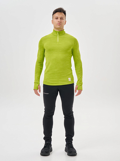 Лонгслив мужской Nordski Impulse Lime - Фото 9 большая