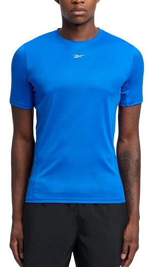 Футболка мужская Reebok Running Ss Speedwick Синий - Фото 3 большая