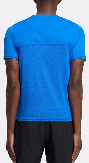 Футболка мужская Reebok Running Ss Speedwick Синий - Фото 4 большая