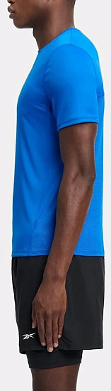 Футболка мужская Reebok Running Ss Speedwick Синий - Фото 5 большая