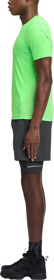 Футболка мужская Reebok Running Ss Speedwick Зеленый - Фото 4 большая