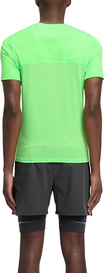 Футболка мужская Reebok Running Ss Speedwick Зеленый - Фото 5 большая