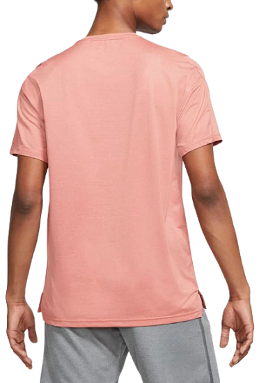 Футболка мужская Nike Pro Dri-FIT Pomegranate/Archaeo Pink/Htr/Black - Фото 5 большая