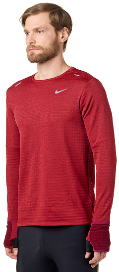 Футболка мужская Nike Therma-FIT Repel Sangria/University Red/Reflective Silver - Фото 2 большая