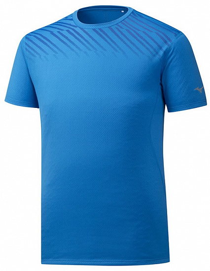 Футболка мужская Mizuno Solarcut Cool Син - Фото 1 большая