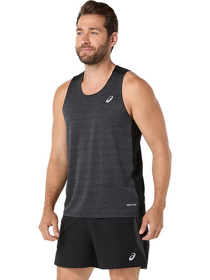 Майка мужская ASICS Road Performance Black - Фото 4 большая