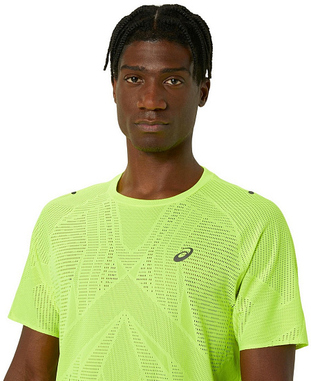 Футболка мужская ASICS Metarun Yellow - Фото 6 большая