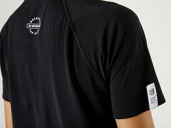 Футболка мужская Compressport Training Black Edition - Фото 4 большая