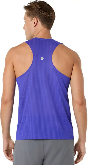 Майка мужская ASICS Road Fade Cobalt Burst/Illuminate Green - Фото 3 большая