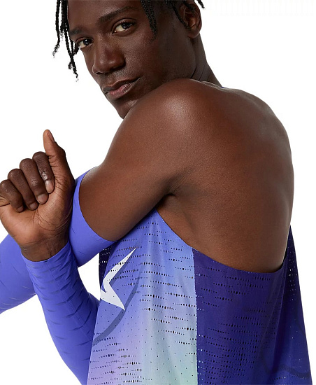 Майка мужская ASICS Metaspeed Cobalt Burst - Фото 6 большая