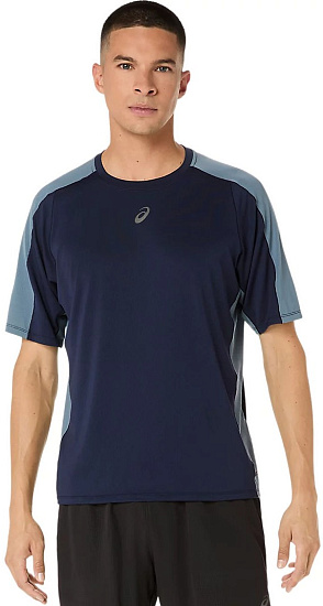 Футболка мужская ASICS Fujitrail Elite Ss Midnight/Ironclad - Фото 1 большая