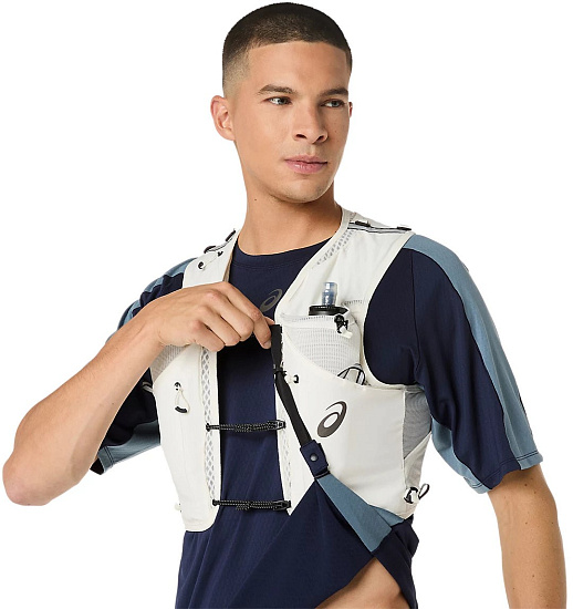 Футболка мужская ASICS Fujitrail Elite Ss Midnight/Ironclad - Фото 8 большая