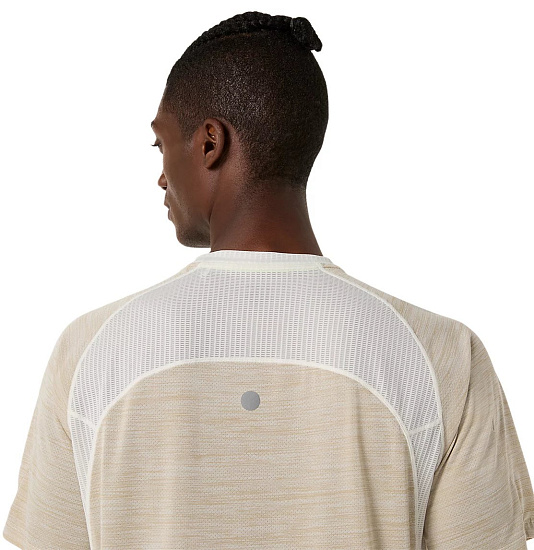 Футболка мужская ASICS Road Ss Cream - Фото 5 большая