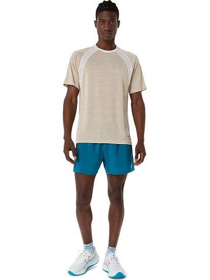 Футболка мужская ASICS Road Ss Cream - Фото 8 большая