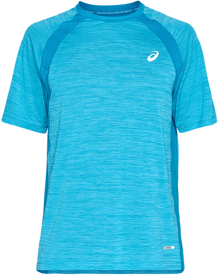 Футболка мужская ASICS Road Ss Aegean Blue - Фото 1 большая