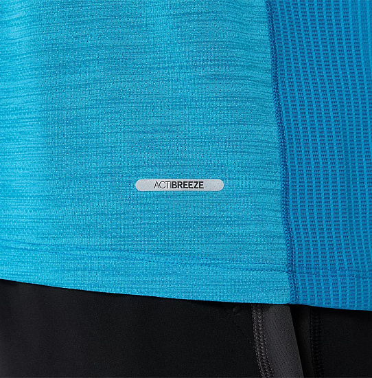 Футболка мужская ASICS Road Ss Aegean Blue - Фото 7 большая