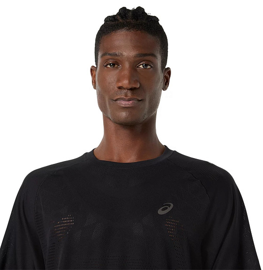 Футболка мужская ASICS Metarun Ss Performance Black - Фото 5 большая