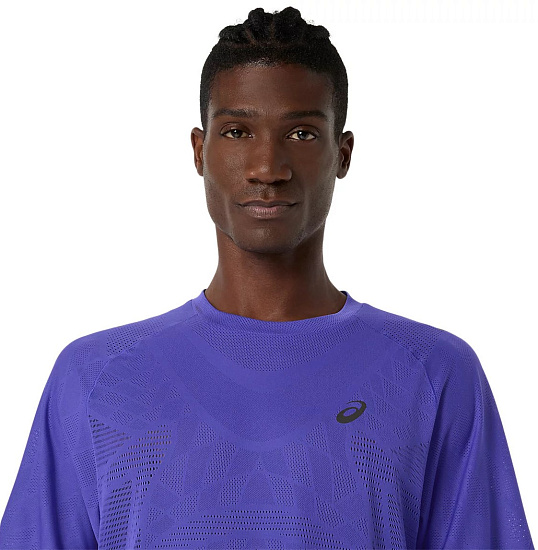 Футболка мужская ASICS Metarun Ss Cobalt - Фото 5 большая