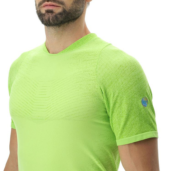 Футболка мужская UYN Running Exceleration Ow Lime/Sulphur Spring - Фото 2 большая